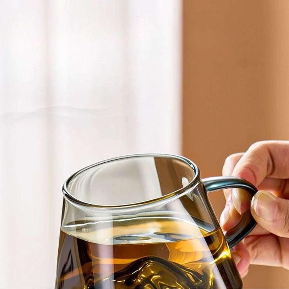 Tasse à thé en verre borosilicate