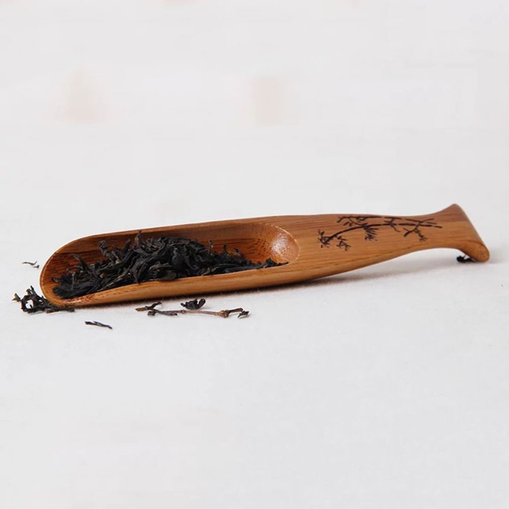 Chinese-style wooden teaspoon