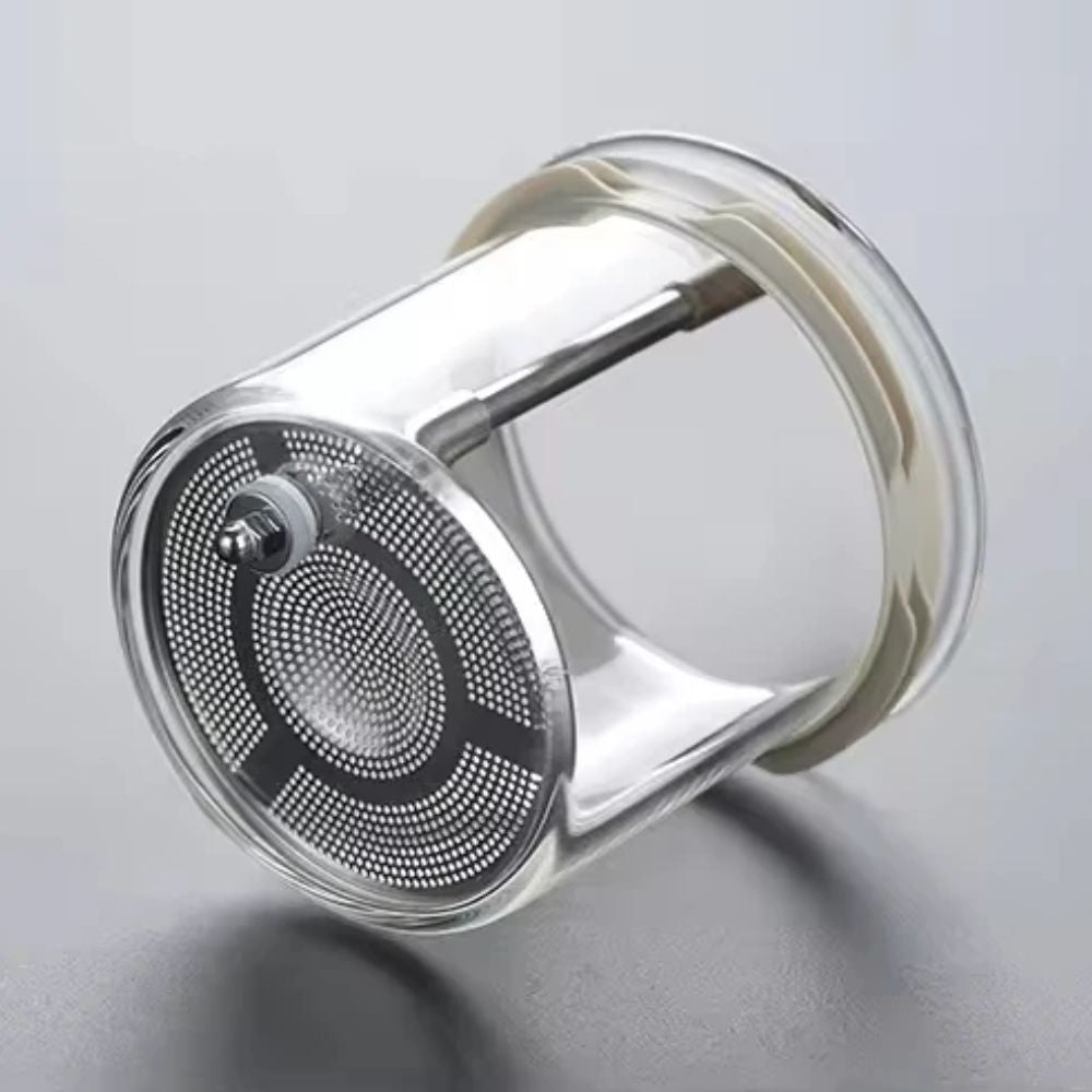 Théière en verre borosilicate filtre inox & poignée bois