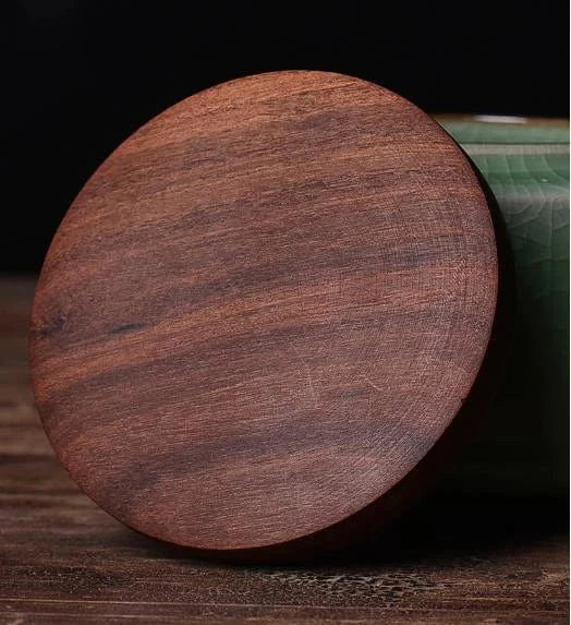 Boîte à thé en céramique céladon bocal décoratif & rangement bijou