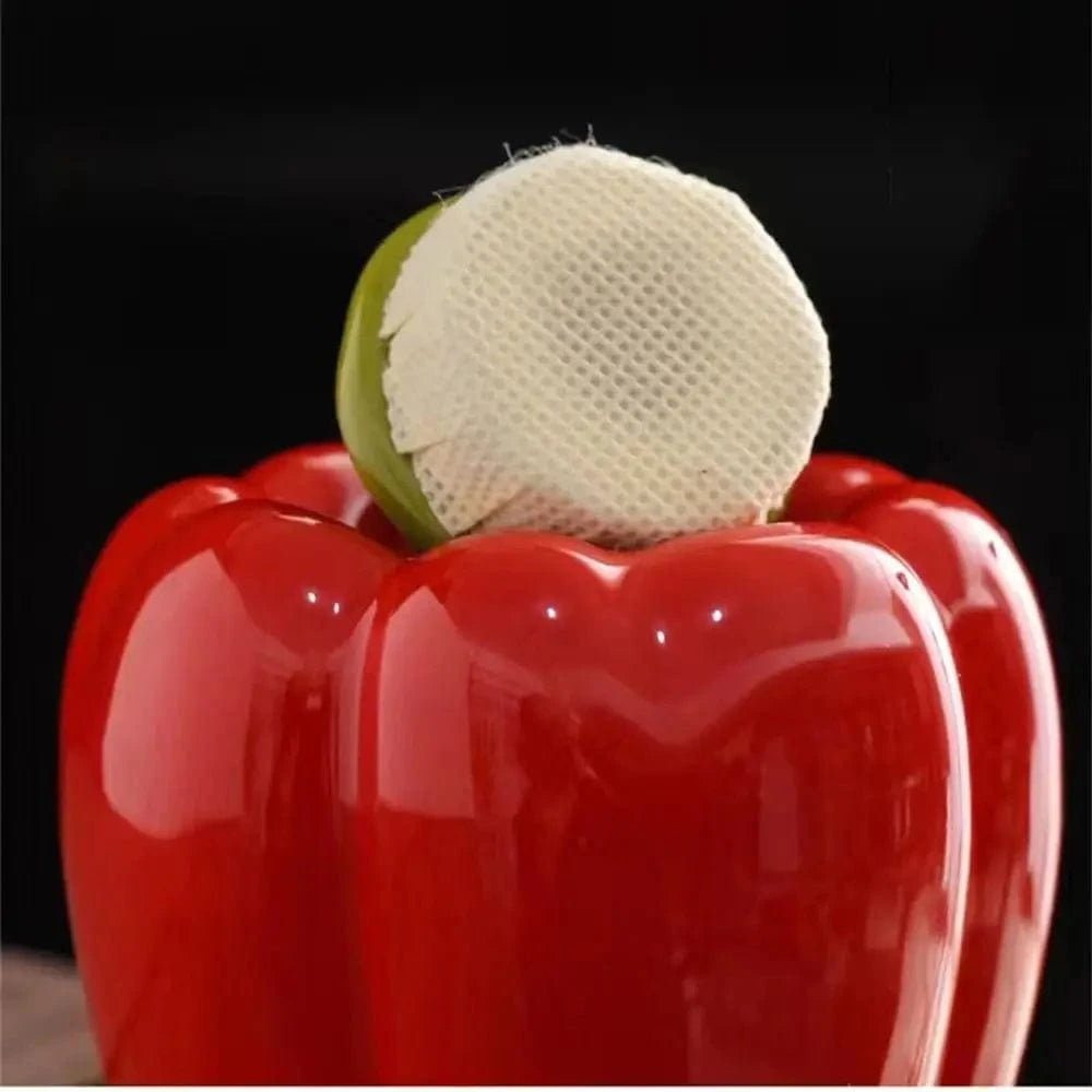 Boîte à thé en céramique forme piment ou fraise 180 ml