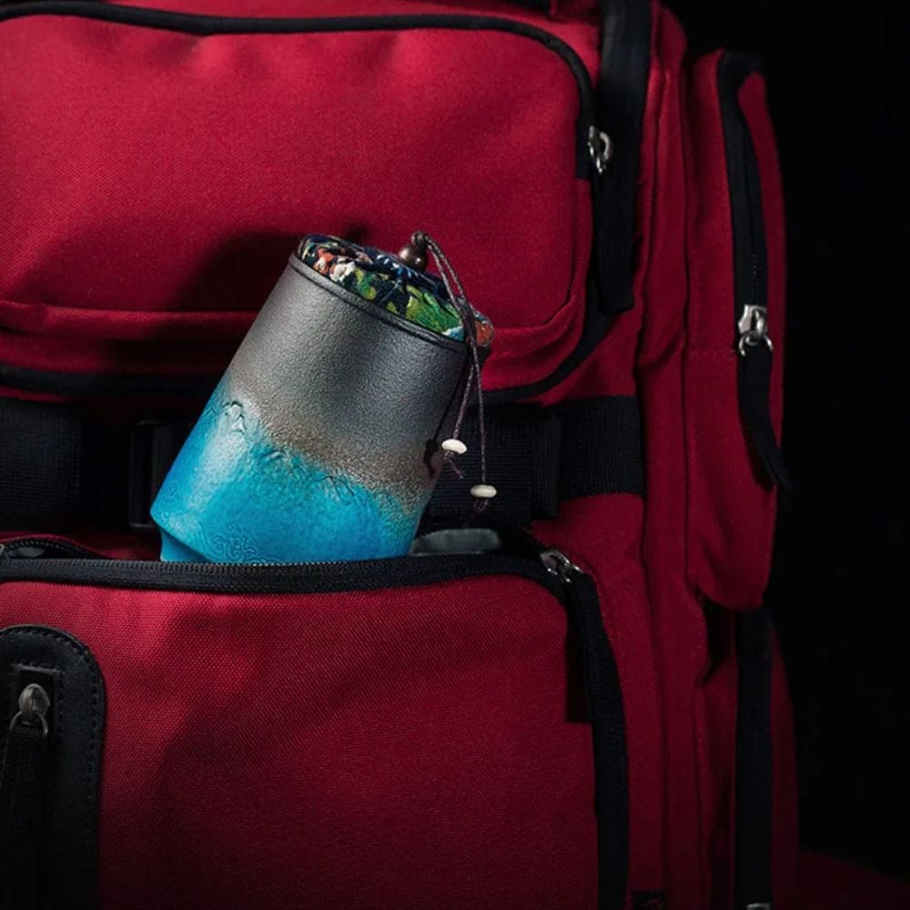 Boîte à thé en céramique vintage 268 ml étanche & artisanale