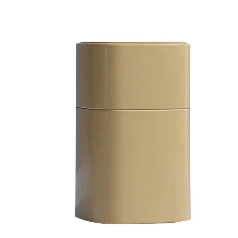 Boîte à thé en métal style peinture à l’huile 100 g