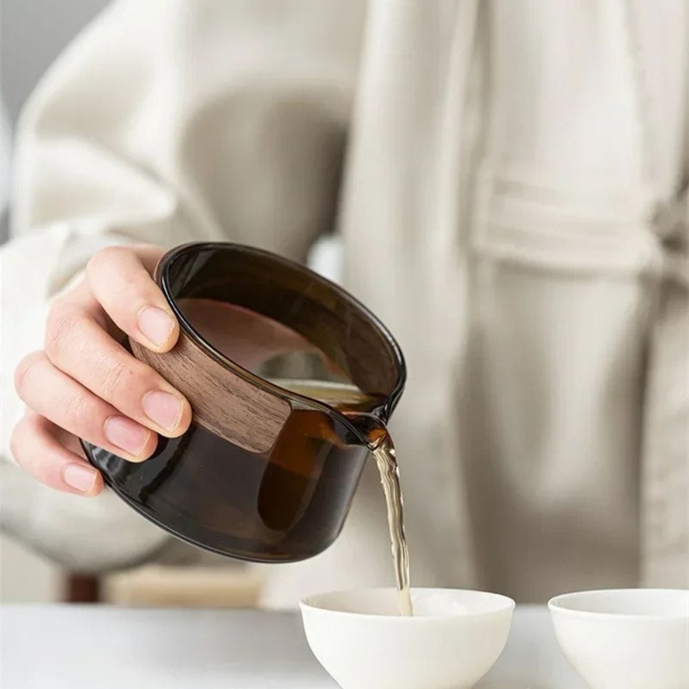 Service à thé de voyage 1 théière & 3 tasses avec pochette nomade