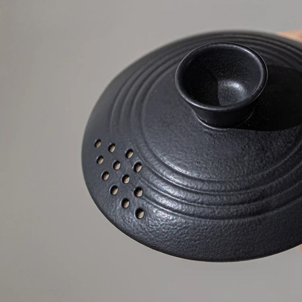 Service à thé portable en céramique kit de voyage 1 bol + 3 tasses