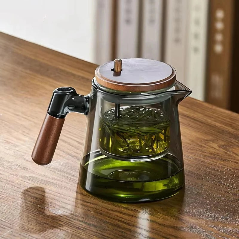 Tasse à thé double paroi avec filtre 650 ml verre & inox