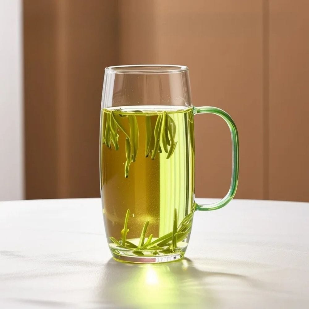 Tasse à thé en verre avec anse 400 ml