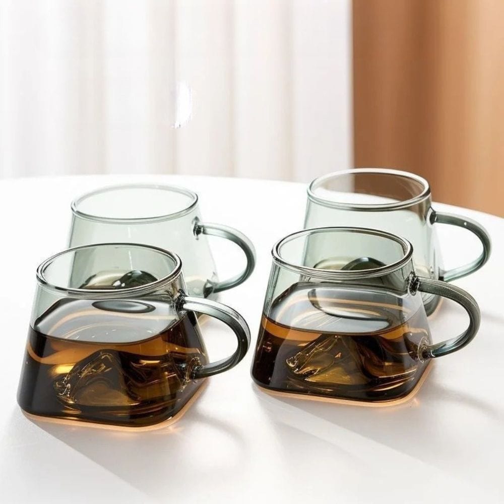 Tasse à thé en verre borosilicate 240 ml (à l’unité ou par lot)