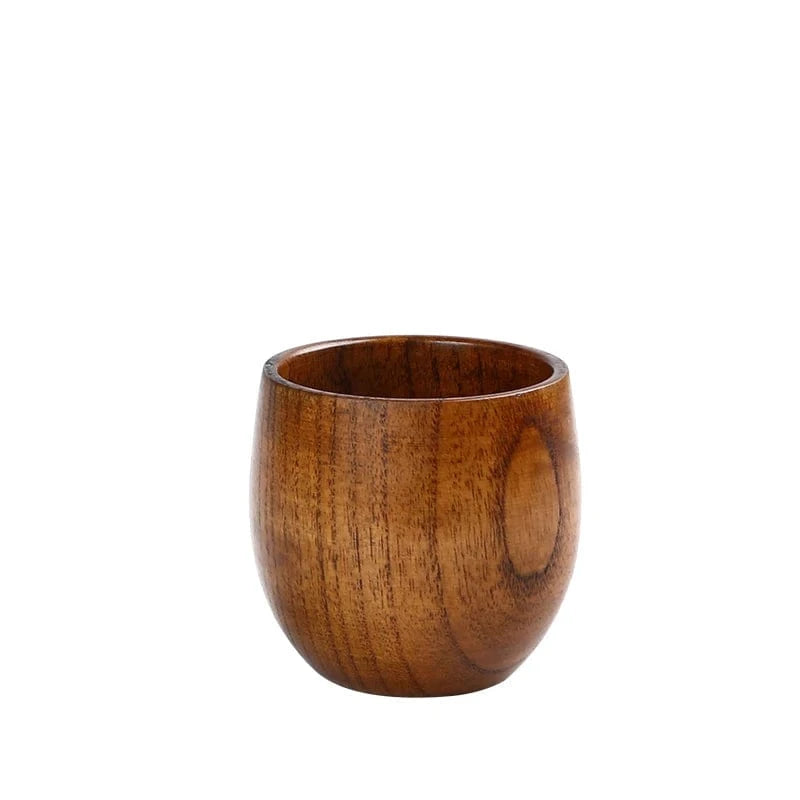 Tasse à thé japonaise en bois massif Artisanat en bois de jujubier (100-200 ml)