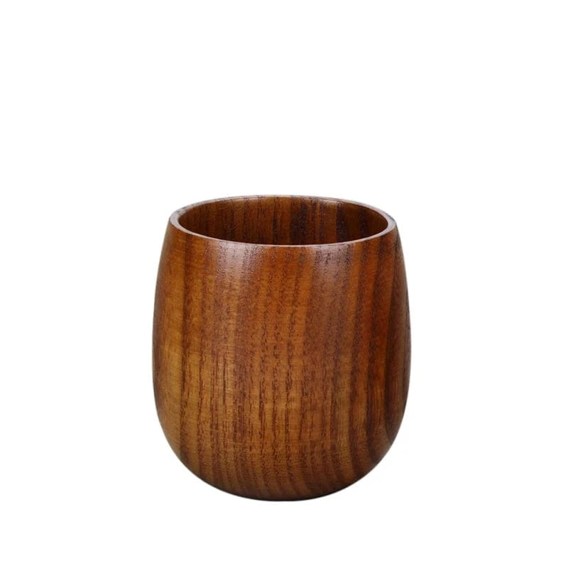 Tasse à thé japonaise en bois massif Artisanat en bois de jujubier (100-200 ml)