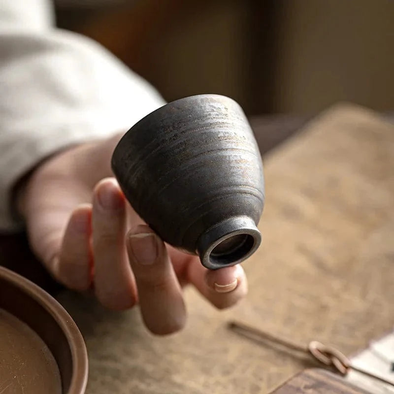 Tasse à thé japonaise en céramique 55 à 100 ml (3 modèles)