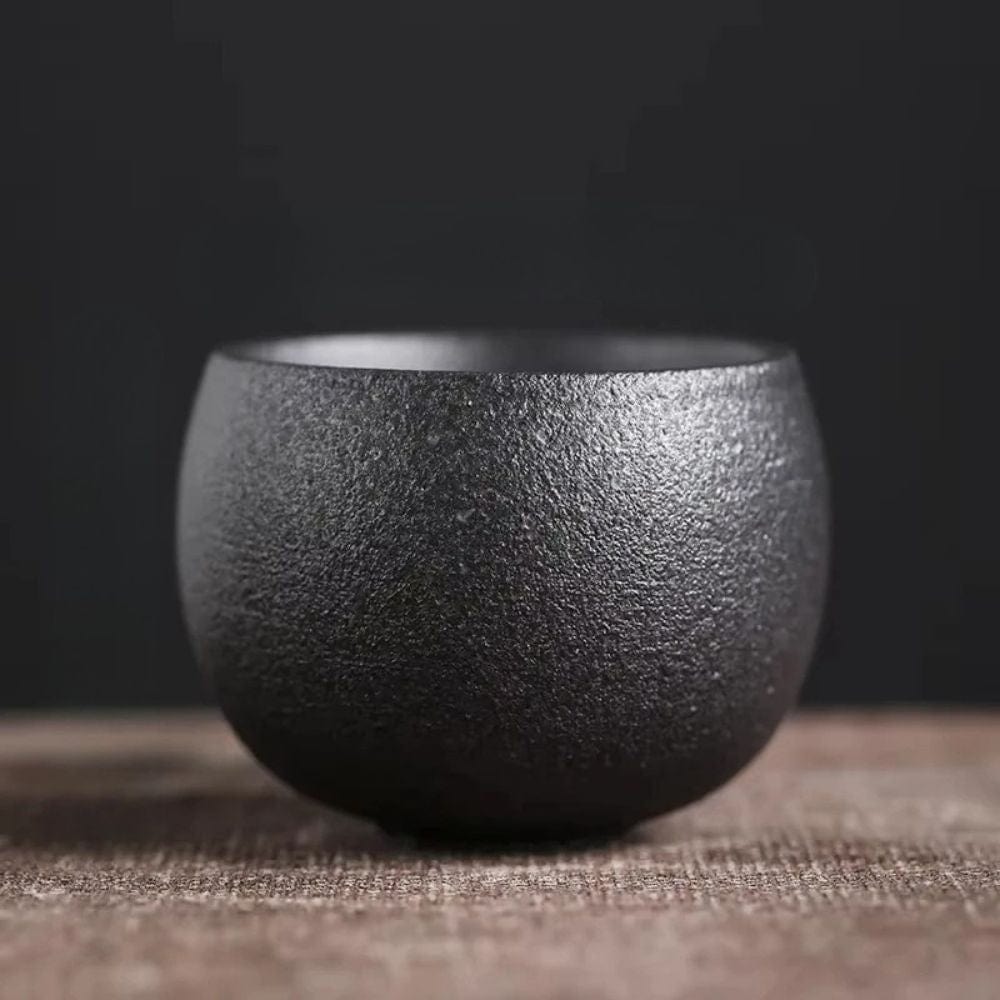 Tasse à thé japonaise en céramique Style rétro wabi-sabi (60 ml)