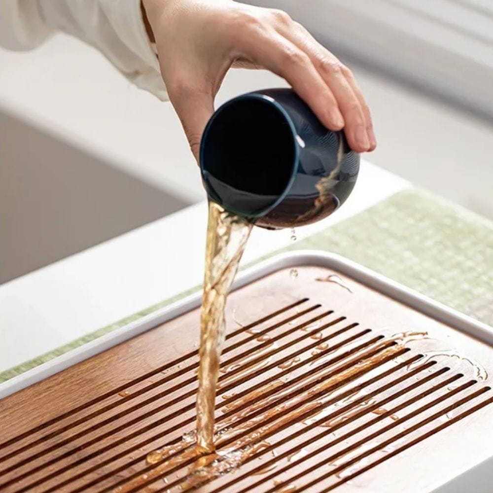 Tasse à thé japonaise noire en céramique 180 ml