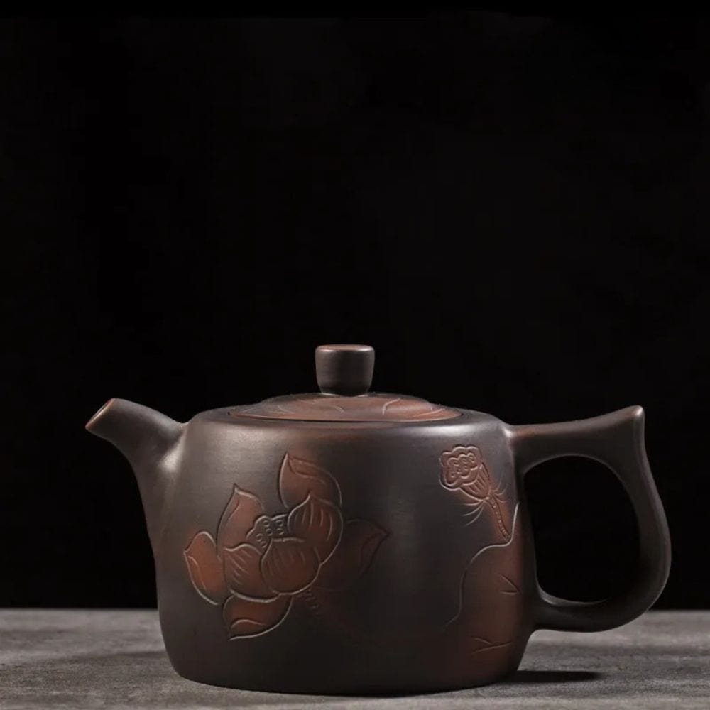 Théière artisanale en poterie pour Gong Fu Cha 300 ml
