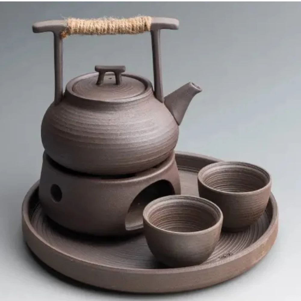 Théière en céramique artisanale 350 ml style japonais