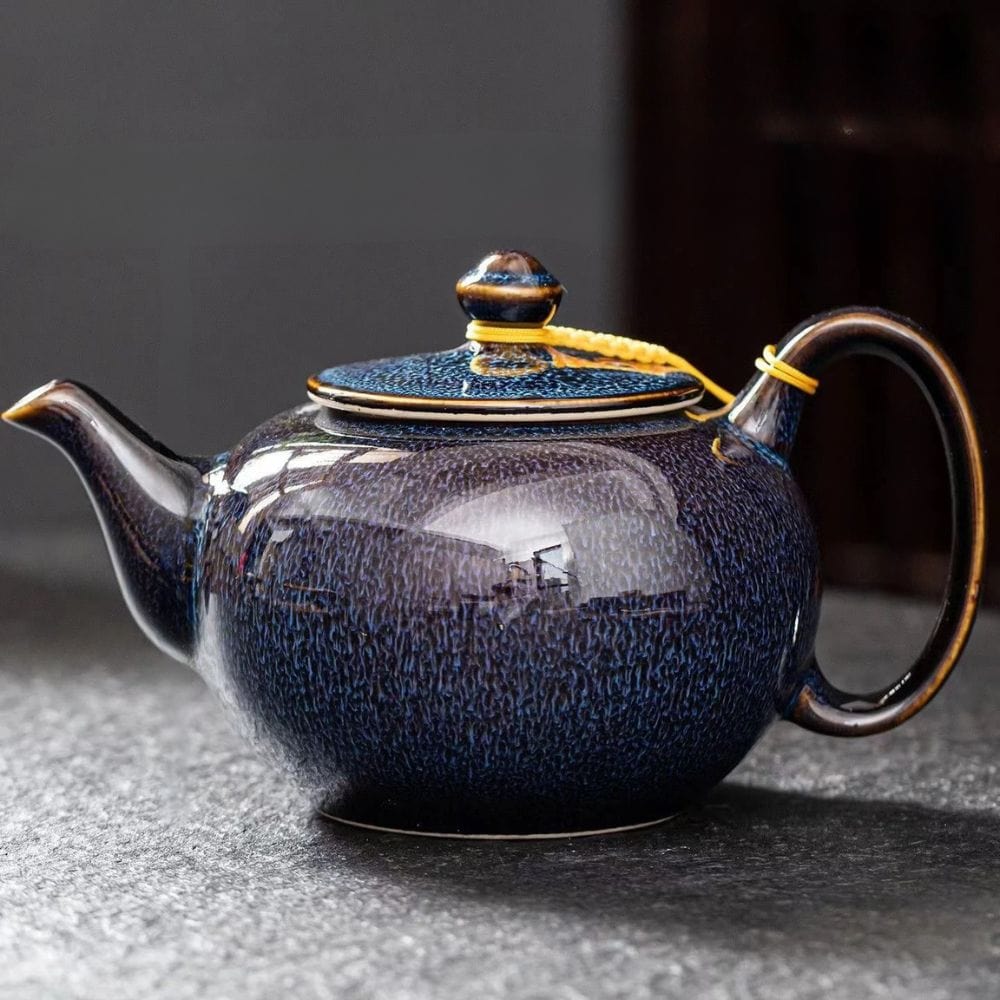 Théière en céramique émaillée étoilée 210 ml, 300 ml ou 700 ml