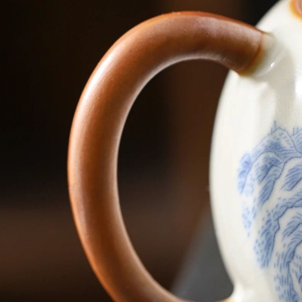 Théière en céramique Ru Kiln style chinois Xishi 220 ml