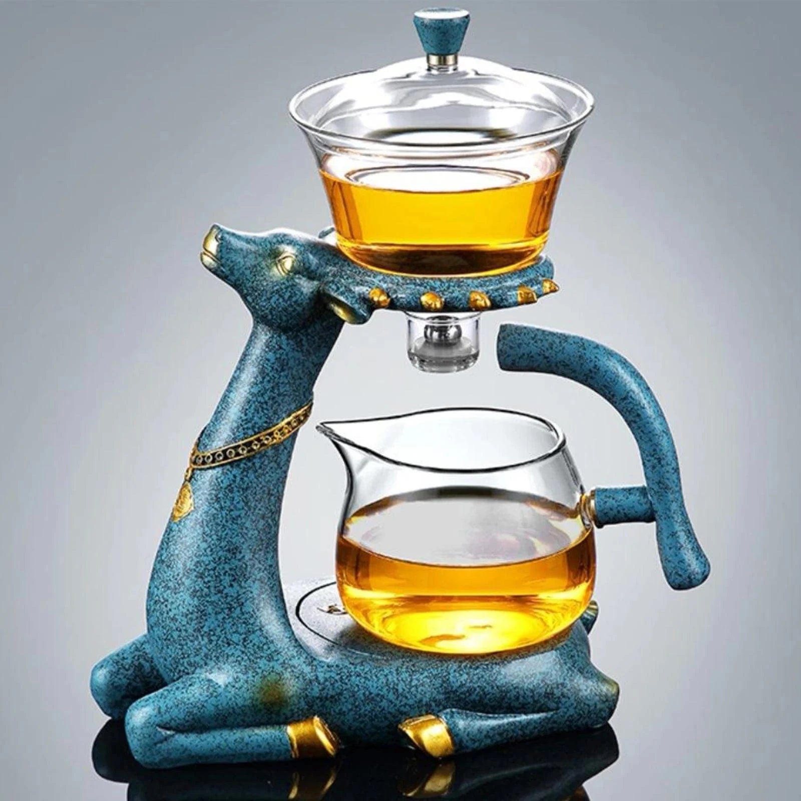 Théière en verre avec base renne & infuseur 300 à 350 ml