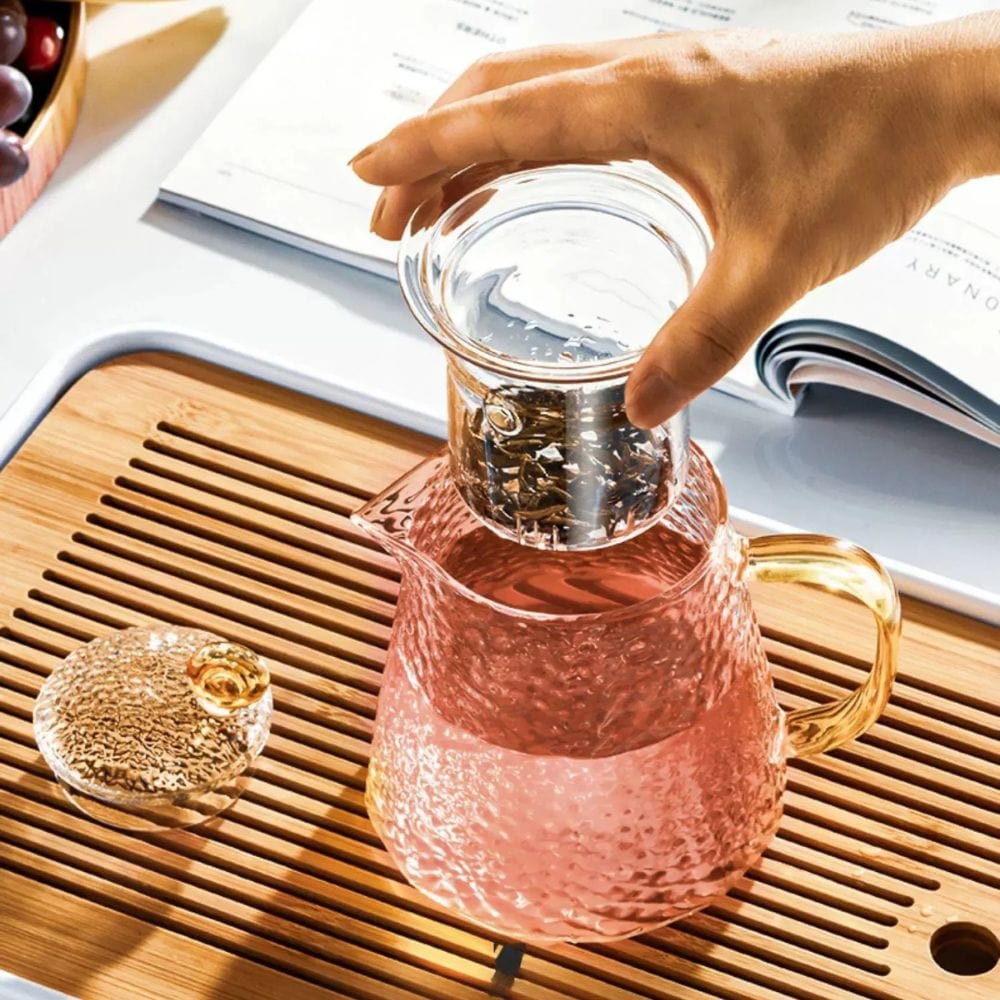 Théière en verre avec filtre 450 à 1000 ml