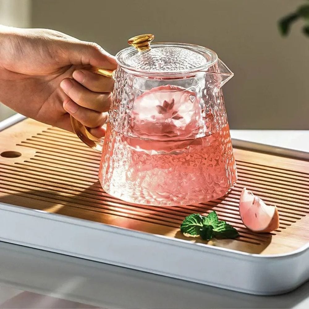 Théière en verre avec filtre 450 à 1000 ml