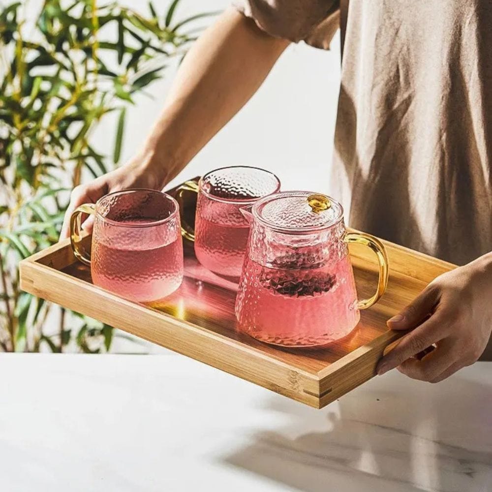 Théière en verre avec filtre 450 à 1000 ml