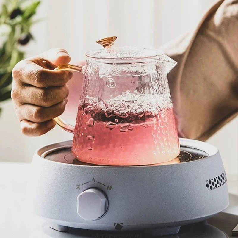 Théière en verre avec filtre 450 à 1000 ml