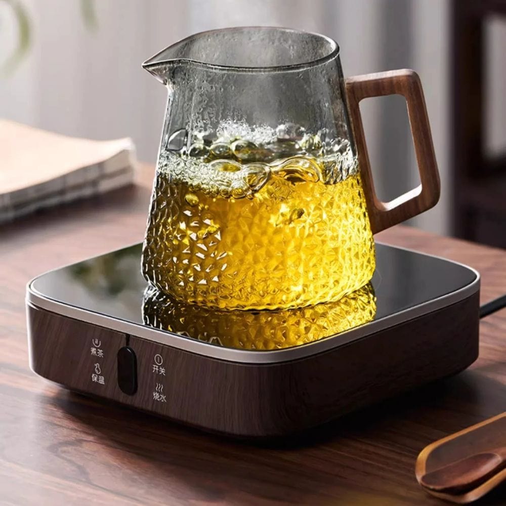 Théière en verre avec filtre & couvercle magnétique 450 ml