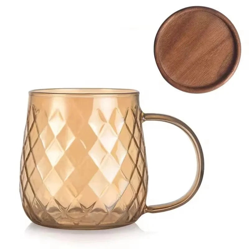 Théière en verre borosilicate 1,8L avec couvercle bambou