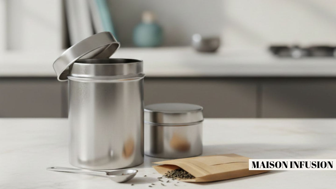 Boîte à Thé Métal : Guide Complet (Fer-Blanc, Inox, Conservation)