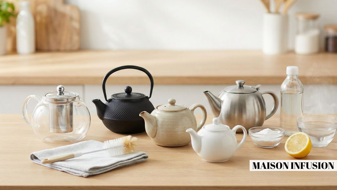 Entretien Théière : Le Guide Complet par Matériau