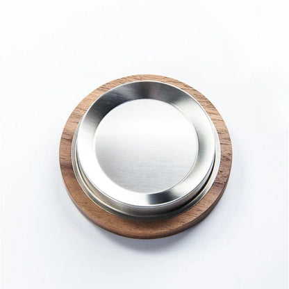 Tasse à thé en verre avec poignée bois