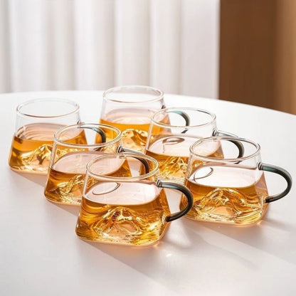 Tasse à thé en verre borosilicate