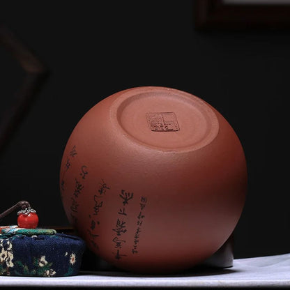 Boîte à thé en argile pot hermétique en terre