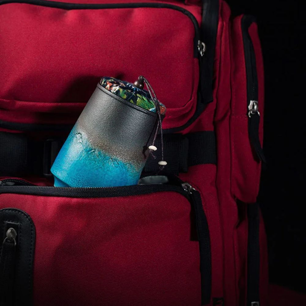 Boîte à thé en céramique vintage étanche artisanale