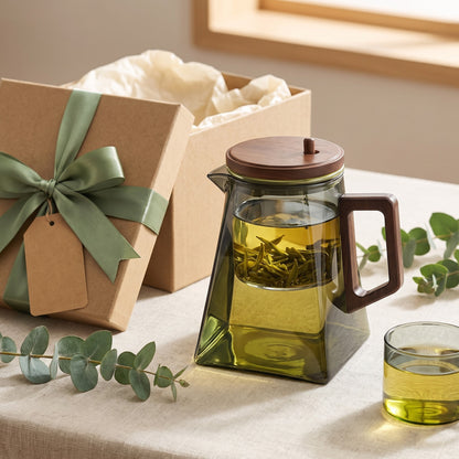 Théière flottante en verre Infuseur intégré