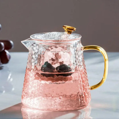Théière en verre avec filtre