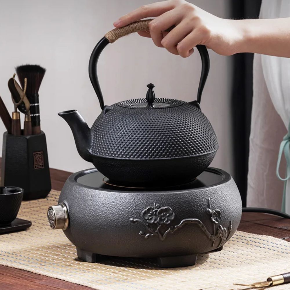 Théière en fonte traditionnelle