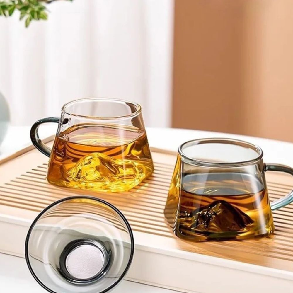 Tasse à thé en verre borosilicate