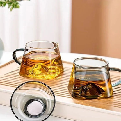 Tasse à thé en verre borosilicate