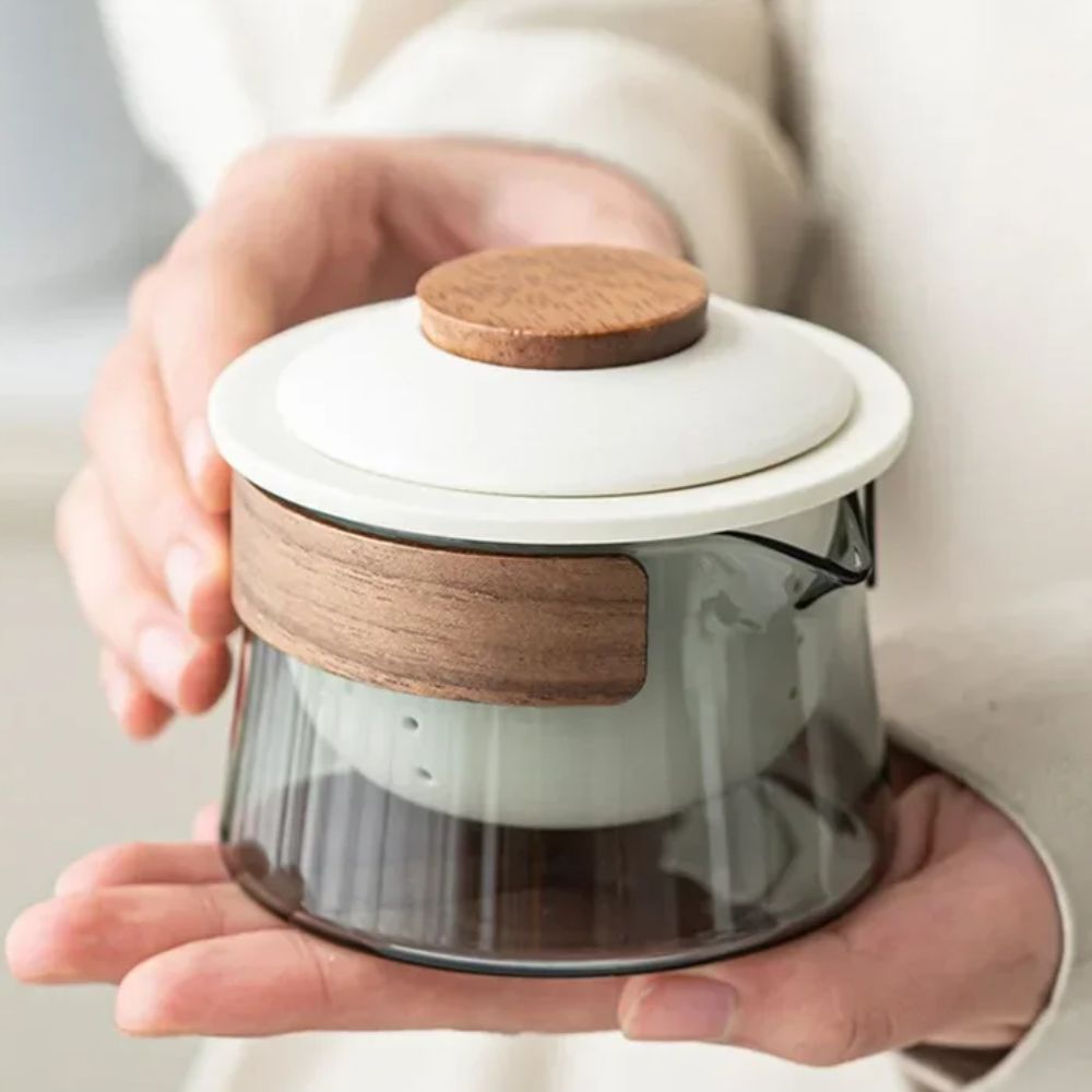 Service à thé de voyage avec pochette nomade