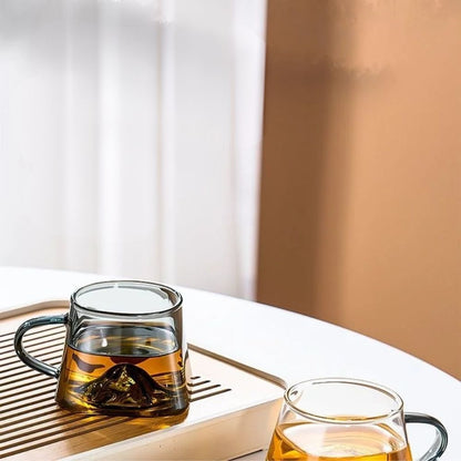 Tasse à thé en verre borosilicate