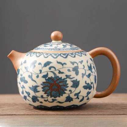 Théière en céramique Ru Kiln style chinois Xishi