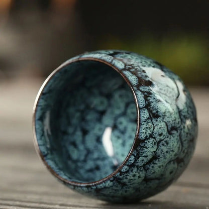 Tasse à thé japonaise en céramique émaillage transformé