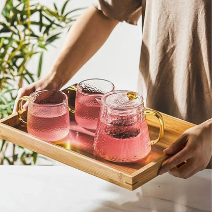 Théière en verre avec filtre