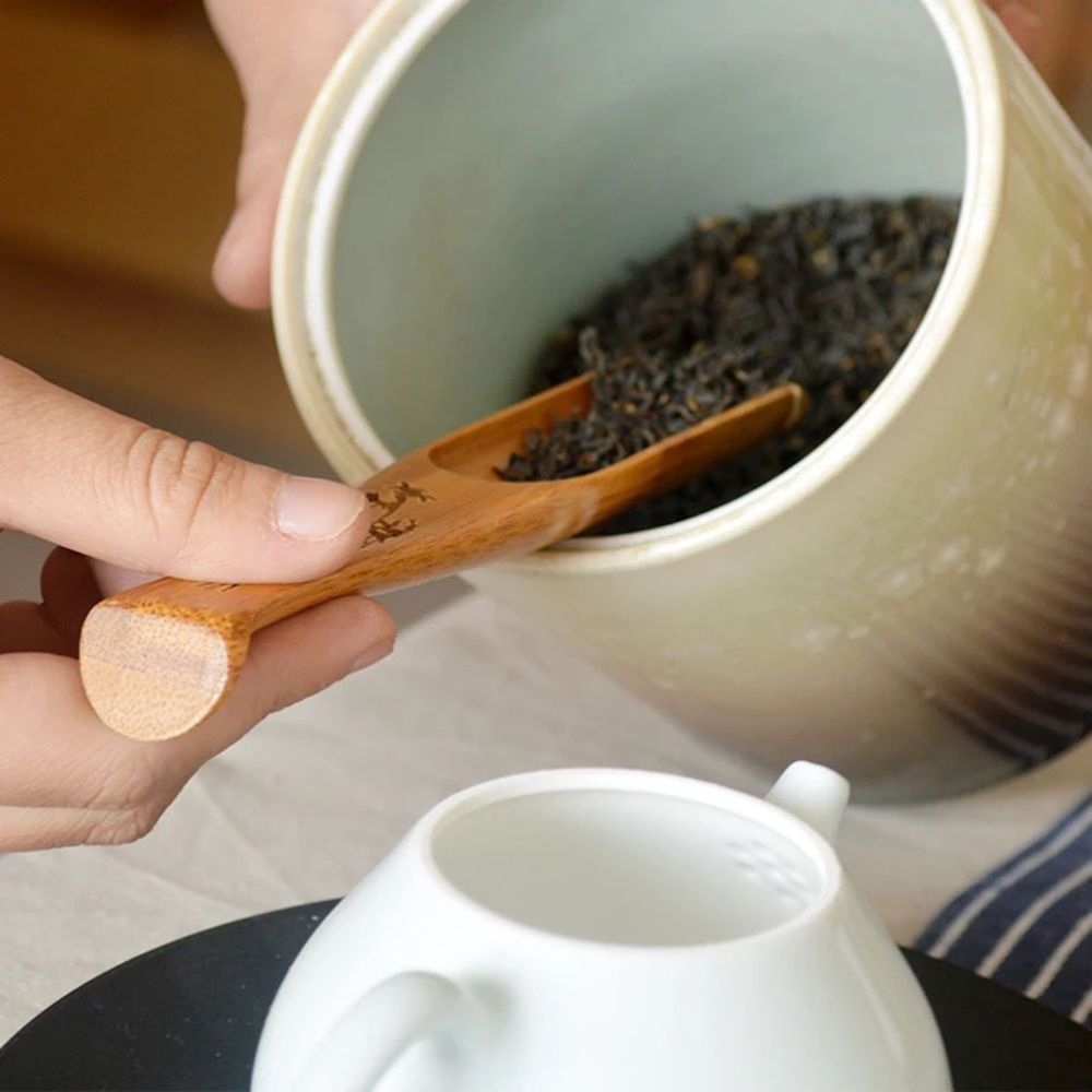 Chinese-style wooden teaspoon