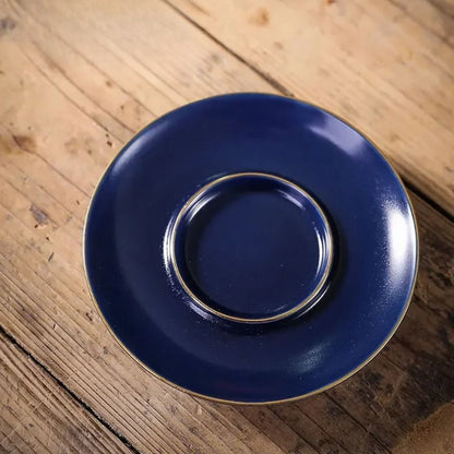 Tasse à thé en céramique dorée Gaiwan