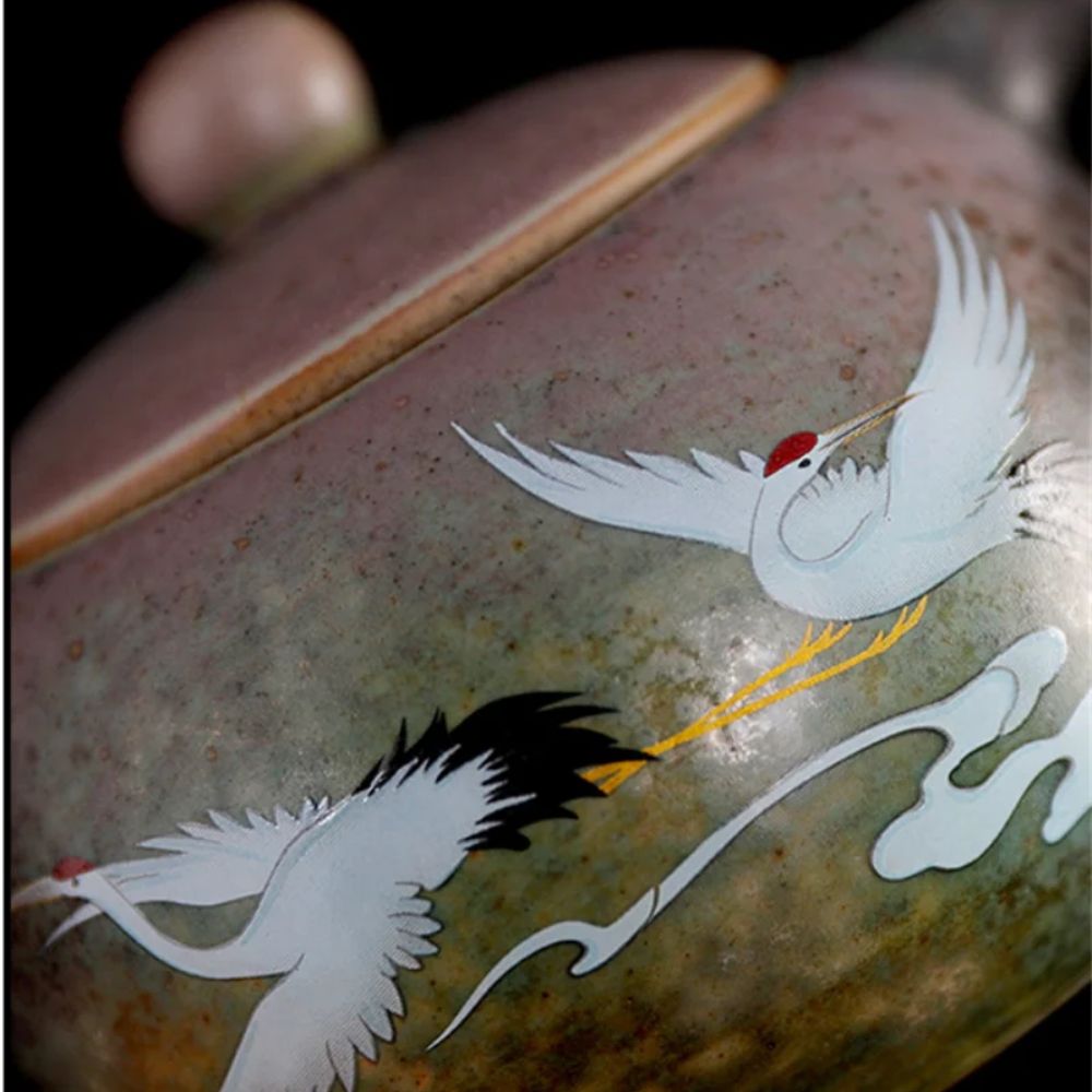 Théière en céramique vintage fabrication artisanale