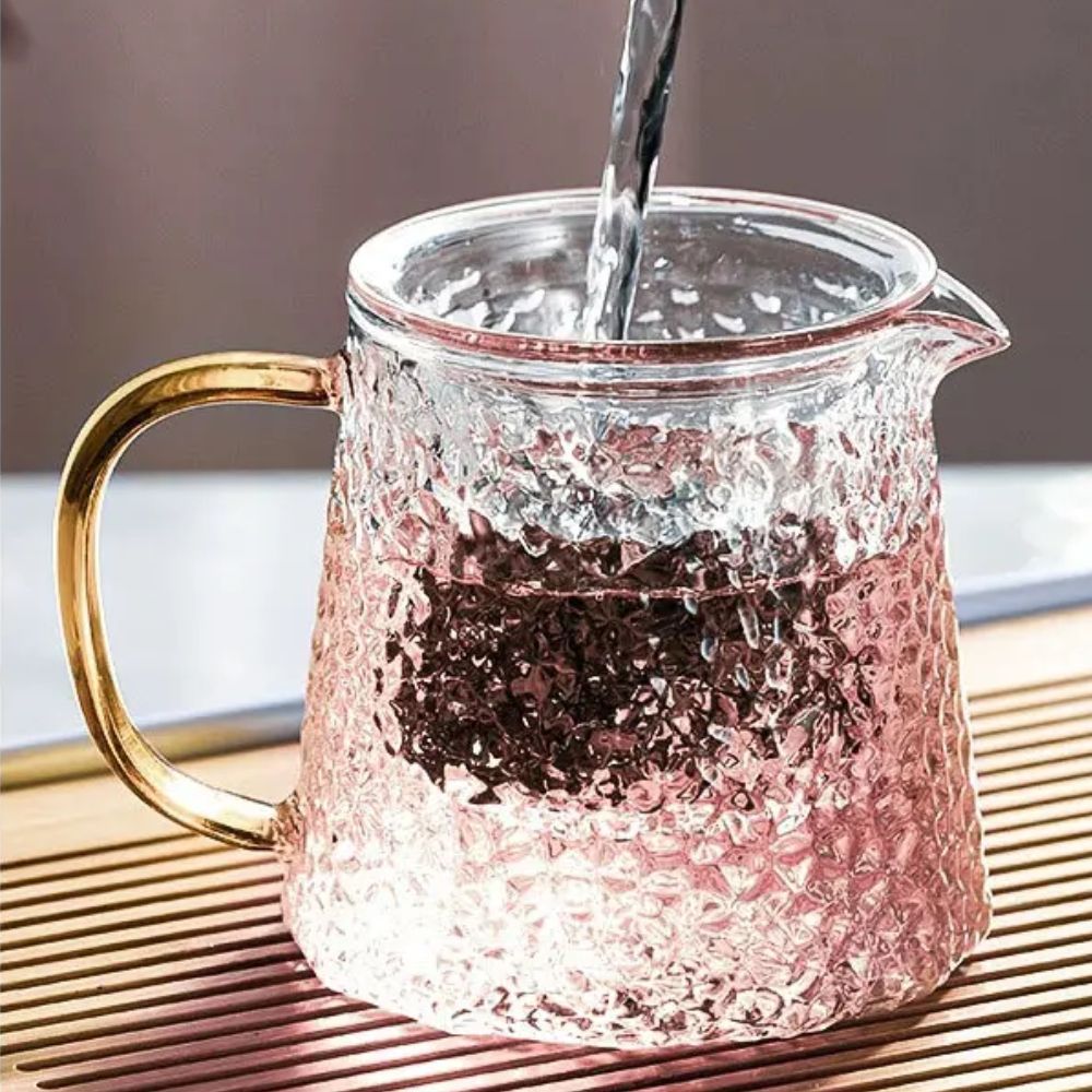 Théière en verre avec filtre