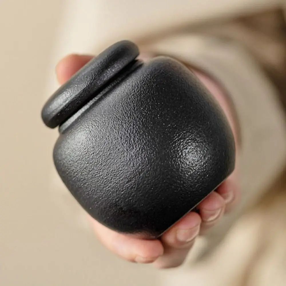 Mini boîte à thé en céramique pot hermétique de voyage