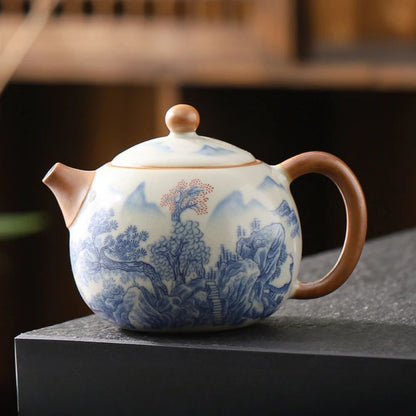 Théière en céramique Ru Kiln style chinois Xishi